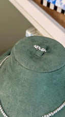 Valencia Swarovski bridal earrings elegant wedding jewelry for bride