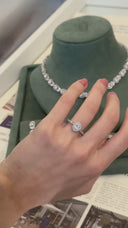 Verona Oval Crystal Jewelry Set – Elegant Bridal & Evening Collection