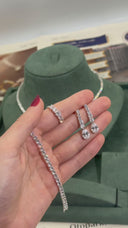 Luna Teardrop Crystal Jewelry Set – Elegant Bridal & Evening Collection