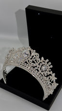 Royal Elara Bridal Crown – Luxury Crystal Wedding Tiara