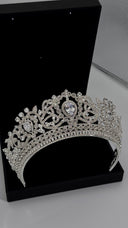 Royal Elara Bridal Crown – Luxury Crystal Wedding Tiara