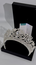 Royal Elara Bridal Crown – Luxury Crystal Wedding Tiara