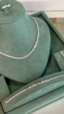 Valencia Swarovski bridal ring diamond look wedding jewelry for bride