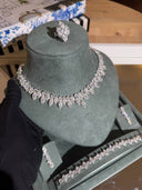 luxury swarovski bridal necklace velmora wedding jewelry for bride