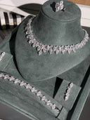 velmora bridal necklace front luxury wedding jewelry