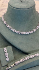 Verona Oval Crystal Jewelry Set – Elegant Bridal & Evening Collection