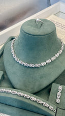 Verona Oval Crystal Jewelry Set – Elegant Bridal & Evening Collection