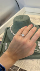 Verona Oval Crystal Jewelry Set – Elegant Bridal & Evening Collection